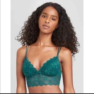 Lace Longline Bralette-Auden